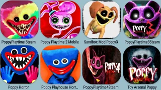 Poppy Playtime Chapter 1+2+3+4Mobile+Steam+Demo,Sandbox Poppy3, Horror Poppy, Toys Poppy, PoppyHouse