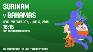 Surinam v Bahamas - Group B - 2015 CBC Championship