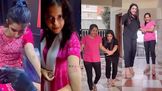 Neenadena kannada serial actress Tattoo😍🔥 making video | neenadena serial Vikram vedha #ನೀನಾದೆನಾ