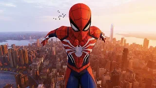 Spider-Man PS4 - The Advanced Spider Suit Combat & Beautiful NYC Free Roam Gameplay