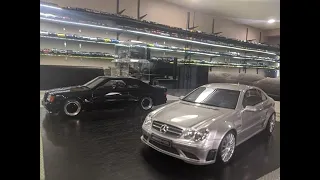 1:18 Diecast Review Unboxing Mercedes Benz AMG 300 CE 6.0 and AMG CLK 63 Black Series by Otto