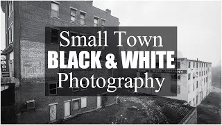 Small Town Black & White Photography | Urban Street Photography