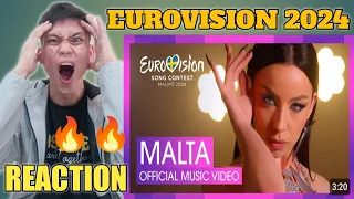 Sarah Bonnici - Loop | Malta 🇲🇹 | Official Music Video| Eurovision 2024 | FIRST TIME REACTION