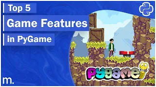 Top 5 Game Features in PyGame: Jumping, Colliding, Scrolling Background, Animation, and Movement