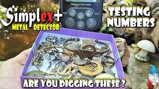 Nokta SIMPLEX Metal Detector Testing Numbers | Are YOU digging THESE? | Metal Detecting Basics