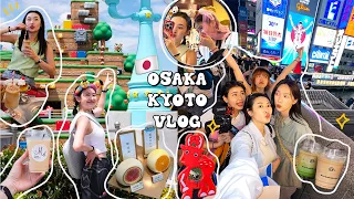 大阪&京都VLOG🇯🇵六天五夜行程! 天滿居酒屋/銀行裡吃早午餐/八坂神社&清水寺/環球任天堂世界初體驗/鴨川納涼床/必吃水果大福/奈良公園🦌♡