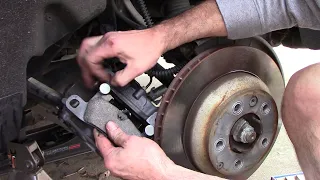 VW Touareg Rear Brake Pad Replacement