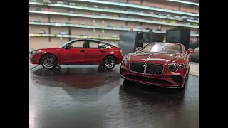 1:18 Diecast Review Unboxing Honda Civic & Bentley Continental GT convertible #modelcars #diecast
