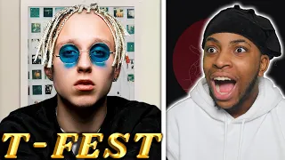 FIRST TIME REACTING TO T-FEST || HE'S ANOTHER TORY LANEZ 😍(UKRAINIAN  RAPPER )