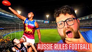 American REACTS to Australian Football | WILD GAME!