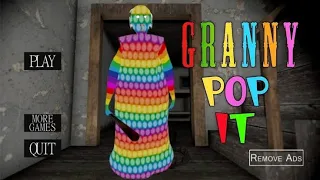 scary granny pop it horror mod full gameplay Android