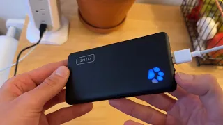 This Portable Charger has a Light Up Paw Print 😍 INIU Portable Charger Review!