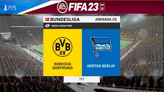 FIFA 23 Dortmund vs. Hertha | PS5