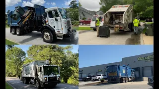 Garbage Truck Compilation - Various Trucks Working