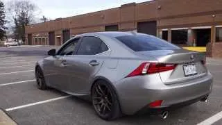 2014 Lexus IS350 F Sport Exhaust under full acceleration