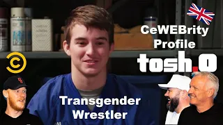 Tosh.O CeWEBrity Profile: Mack the Transgender Wrestler REACTION!! | OFFICE BLOKES REACT!!