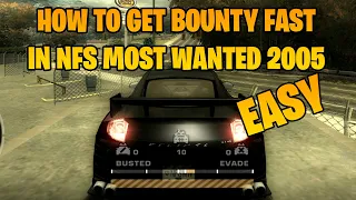 How to get bounty easily in NFS Most Wanted 2005 | Enderbot Cyborg