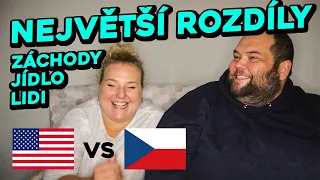 NEJVĚTŠÍ ROZDÍLY mezi USA a ČR po 5 letech života v USA!!!