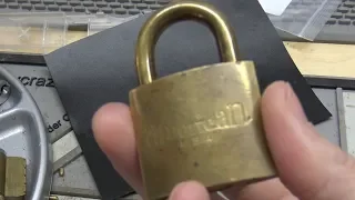 (414) Making a Key to a Vintage American Padlock