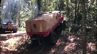 Unimog 416 Xuxu   na Vale verde Adventure   Encontro do ATB