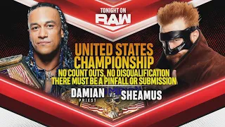 Damian Priest vs Sheamus (United States Championship - Full Match Part 1/2)