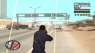 Turf Wars (Gang Wars) in Las Venturas with a 4 Star Wanted Level - GTA San Andreas