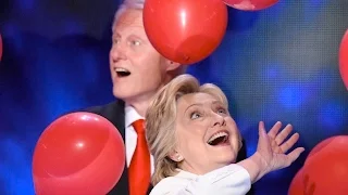 Bill Clinton Goes NUTS Over Balloons | What's Trending Now