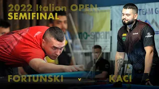 Eklent Kaci v Miesko Fortunski | 2022 Italian Open Semifinal | 9 ball