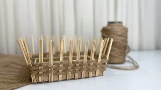 GENIUS! THE  MOST UNUSUAL IDEA FROM WOODEN SKEWERS AND JUTE! DIY