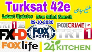 Turksat 42e new blind search on 5 feet dish