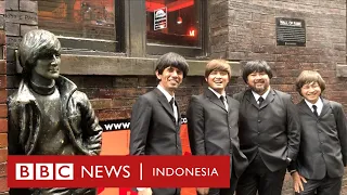 G-Pluck, band tribute The Beatles asal Indonesia tampil di The Cavern Club, Liverpool