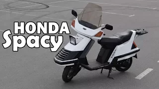 Honda Spacy 1984-обзор и тест-драйв крайне необычного ретро скутера