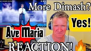 Dimash - Ave Maria *REACTION!*🔥