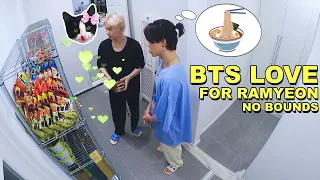 BTS Love For Ramyeon No Bounds