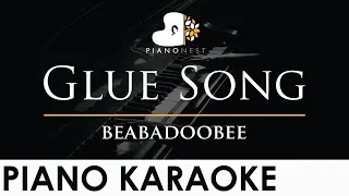 beabadoobee - Glue Song - Piano Karaoke Instrumental Cover with Lyrics