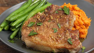 Easy Weeknight Meal-Pork Chops with Apple Cider Glaze