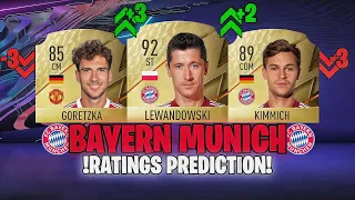 BAYERN MUNICH FIFA 22 RATINGS PREDICTION🤪🔥! FT. GORETZKA, LEWANDOWSKI, KIMMICH, ETC...