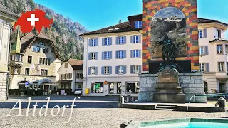 65. Virtual tour of Altdorf [Canton Uri] Switzerland 🇨🇭