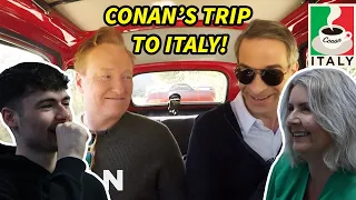 Conan & Jordan Schlansky’s Italian Road Trip! British Family Reacts!