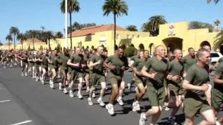 2012 March 8 - Alpha Company Moto Run at MCRD San Diego