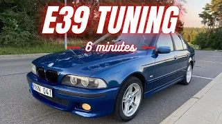 BMW E39 TUNING STORY IN 6 MINUTES