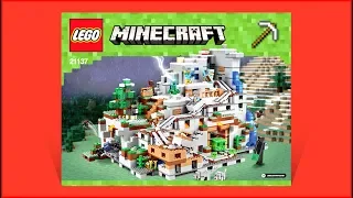 LEGO MINECRAFT 21137 The Mountain Cave - Speed Build for Collecrors - Collection 57 sets
