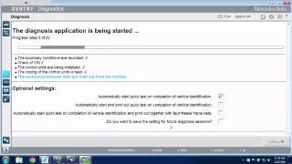 Mercedes STAR Diagnosis W204 Quick test