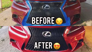 DIY ⎮ Black out your CAR GRILLE for 5$ with PLASTI DIP !!