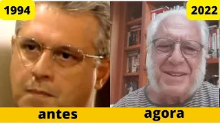 Veja o antes e dopois do elenco da novelo A viagem 1994x2022