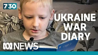 Ukrainian child's diary highlights impact of war on children | 7.30