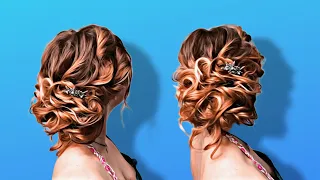 Красивая прическа на Выпускной . Hairstyles. Prom Hairstyles. LOZNITSA