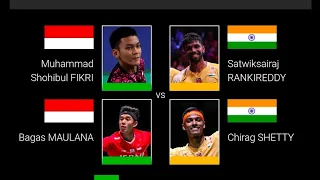 Fikri/Maulana (INA) vs Rankireddy/Chirag Shetty(IND) - R16 l All England Open 2024