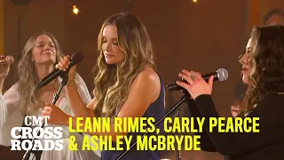 LeAnn Rimes, Carly Pearce and Ashley McBryde Perform "One Way Ticket" | CMT Crossroads