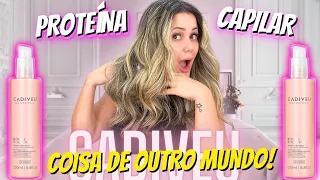 Cabelos sem DANOS em 10 Minutos | CADIVEU PROTEÍNA REPAIR SOLUTION { CONTA MAIS }